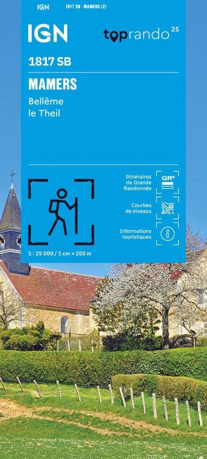 IGN 1817 SB - Mamers / Bellême / Le Theil