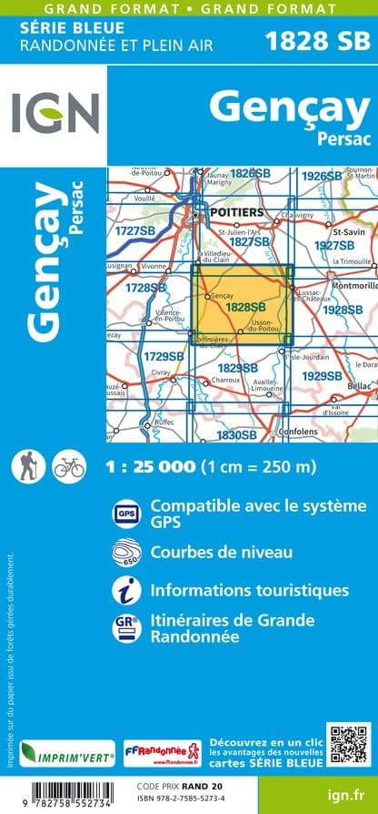IGN 1828 SB - Gençay / Persac