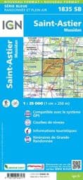 IGN 1835 SB - Saint-Astier / Mussidan