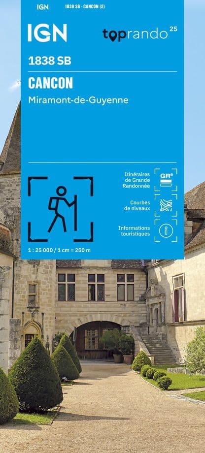 IGN 1838 SB - Cancon / Miramont-de-Guyenne