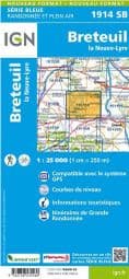 IGN 1914 SB - Breteuil / La Neuve-Lyre