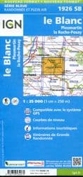 IGN 1926 SB - Le Blanc / Pleumartin / La Roche-Posay