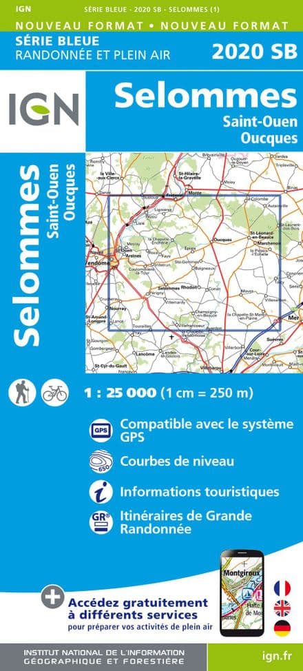 IGN 2020 SB - Selommes / St-Ouen / Oucques