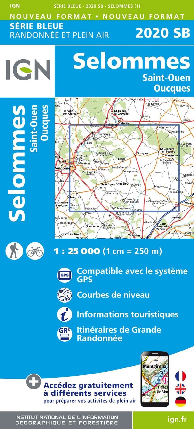 IGN 2020 SB - Selommes / St-Ouen / Oucques