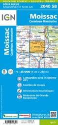 IGN 2040 SB - Moissac / Castelnau / Montratier