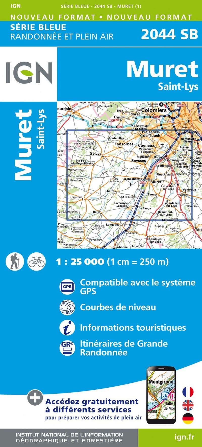 IGN 2044 SB - Muret / St Lys