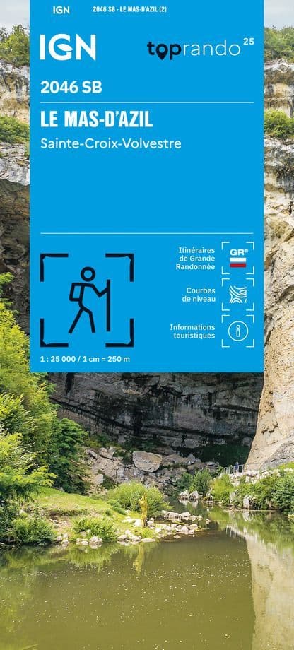 IGN 2046 SB - Le Mas-d'Azil / Ste-Croix-Volvestre