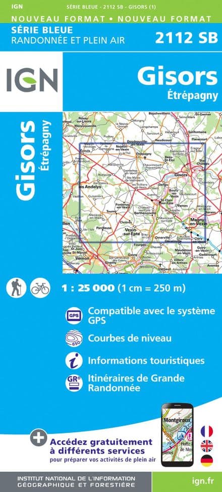 IGN 2112 SB - Gisors / Etrépagny
