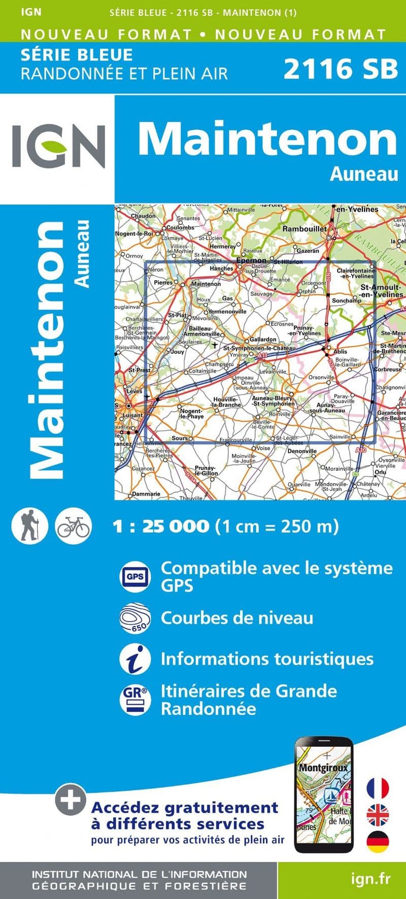 IGN 2116 SB - Maintenon / Auneau