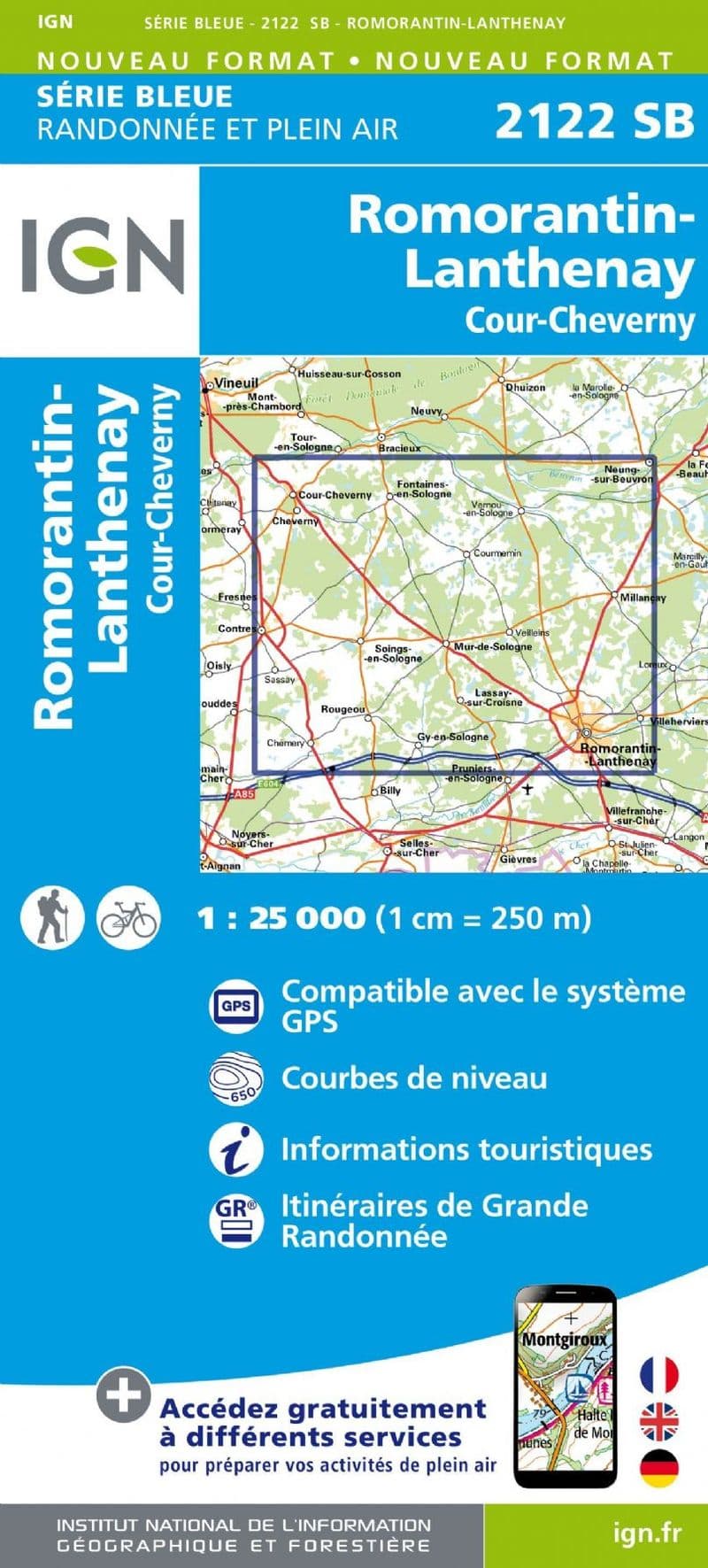 IGN 2122 SB - Romorantin-Lanthenay / Cour-Cheverny