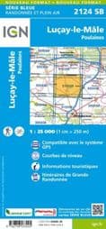 IGN 2124 SB - Luçay-le-Mâle / Poulaines