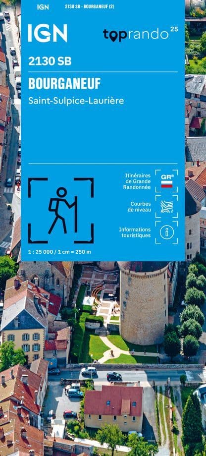 IGN 2130 SB - Bourgeneuf / Saint Sulpice Lauriere