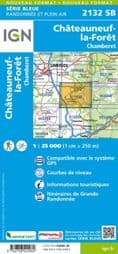 IGN 2132 SB - Châteauneuf-la-Forêt / Chamberet