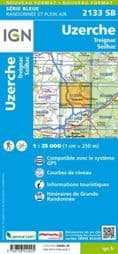 IGN 2133 SB  - Uzerche / Treignac / Seilhac