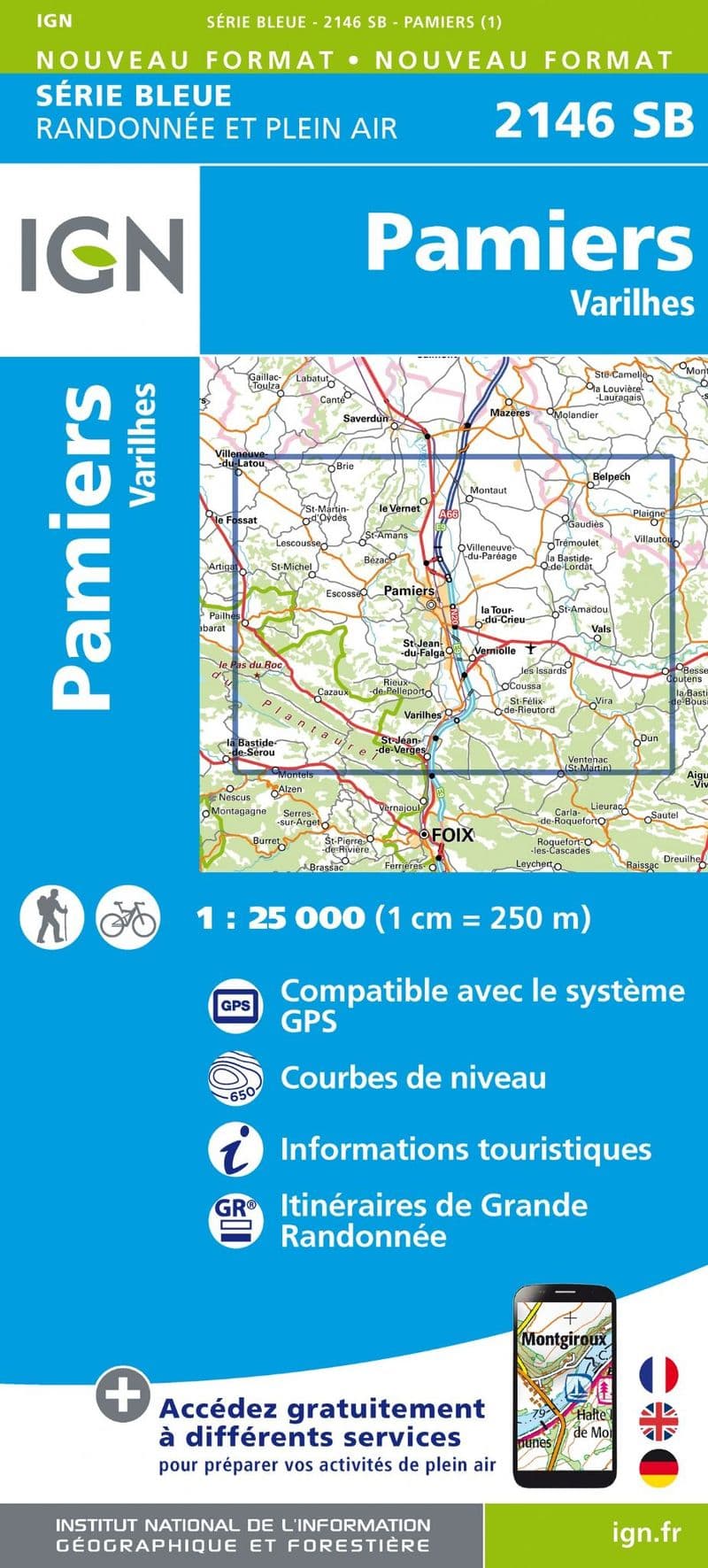IGN 2146 SB - Pamiers / Varilhes