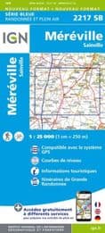 IGN 2217 SB - Méréville / Sainville