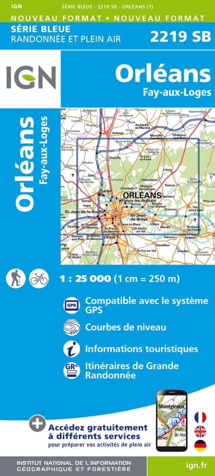 IGN 2219 SB - Orléans / Fay-aux-Loges