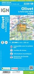 IGN 2220 SB - Olivet / La Ferté-St-Aubin / Jargeau