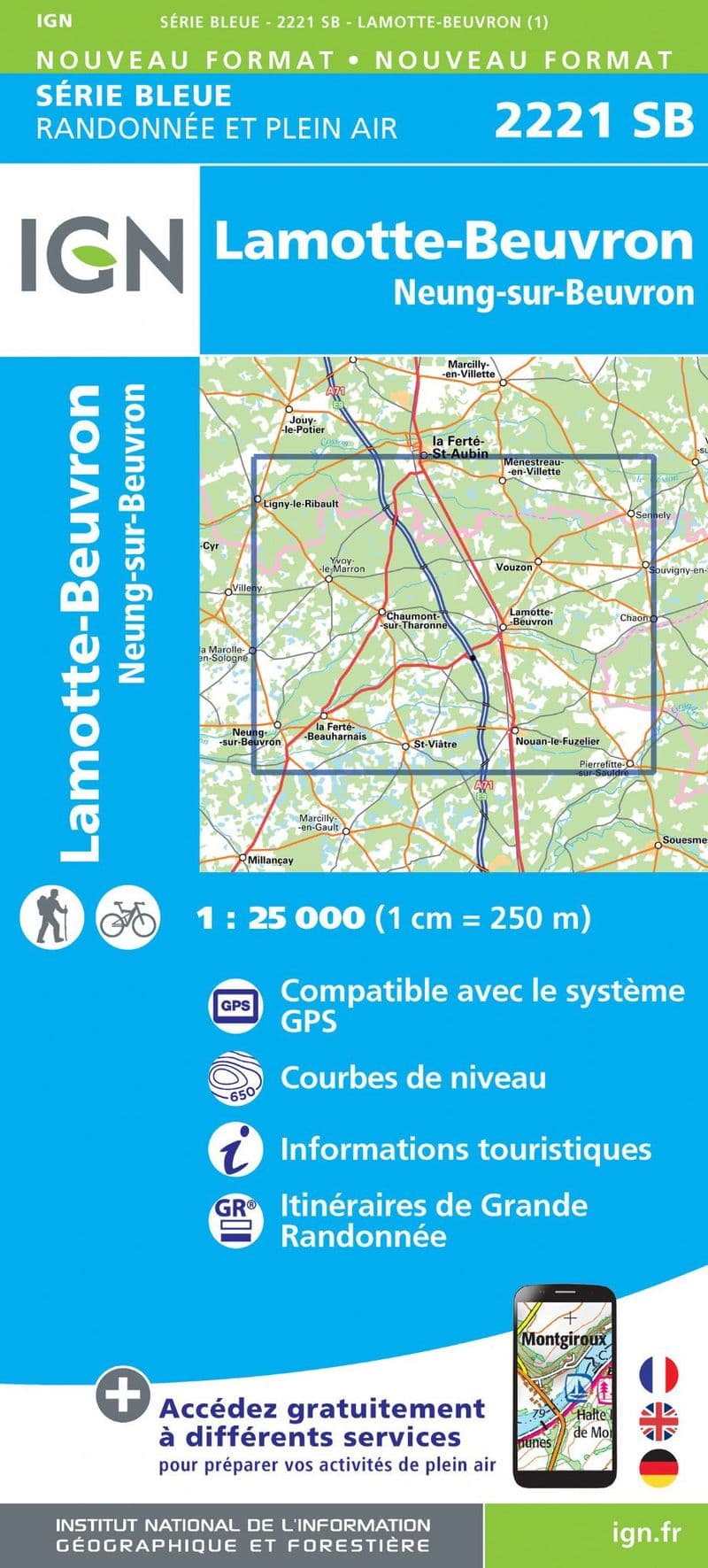 IGN 2221 SB - Lamotte-Beuvron / Neung Sur Beuvron