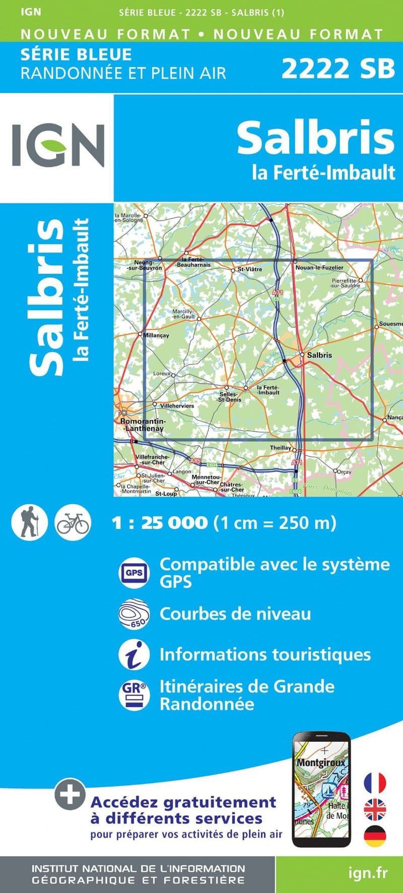 IGN 2222 SB - Salbris / La Ferte-Imbault
