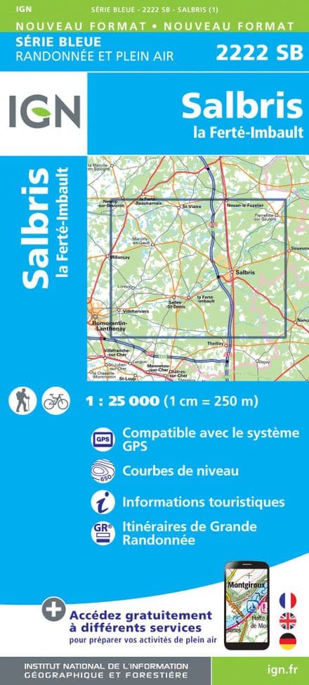 IGN 2222 SB - Salbris / La Ferte-Imbault