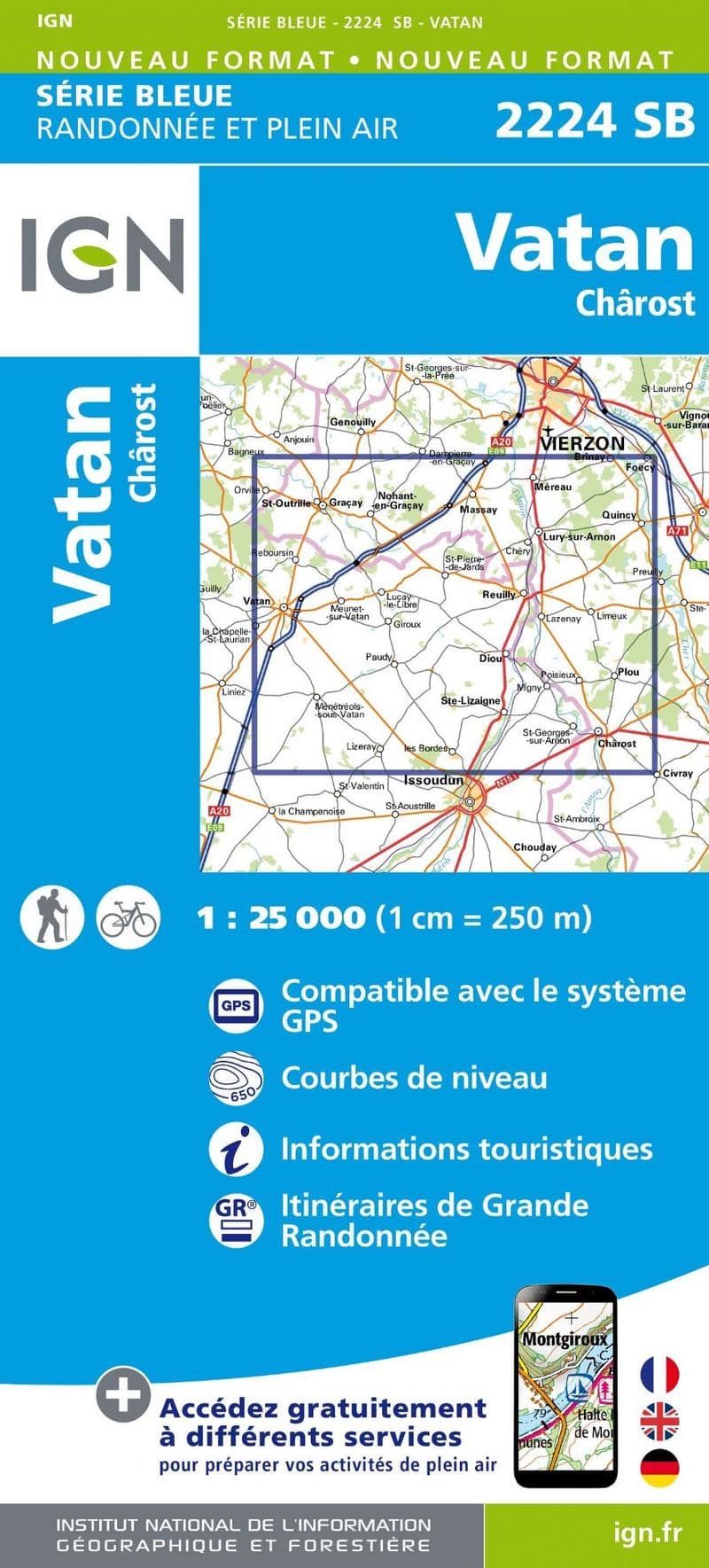 IGN 2224 SB - Vatan / Chârost