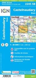 IGN 2245 SB - Castelnaudary / Bram