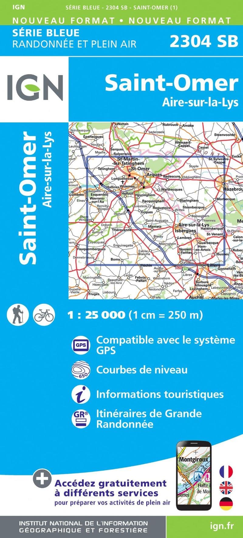 IGN 2304 SB - St-Omer / Aire-sur-la-Lys