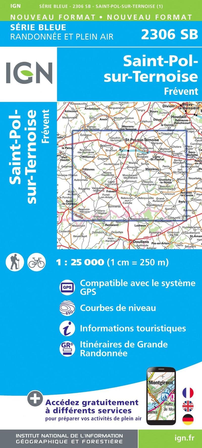 IGN 2306 SB - St-Pol-sur-Ternoise / Frévent