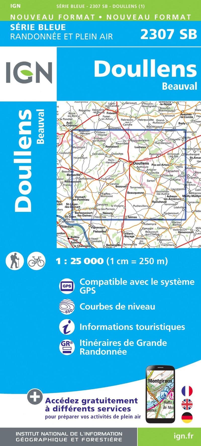 IGN 2307 SB - Doullens / Beauval