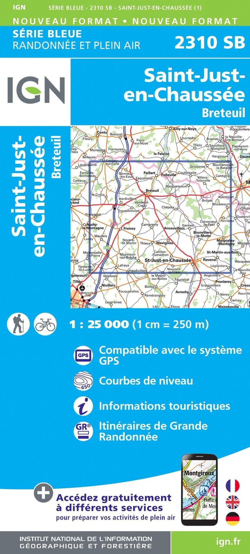 IGN 2310 SB - St-Just-en-Chaussée / Breteuil