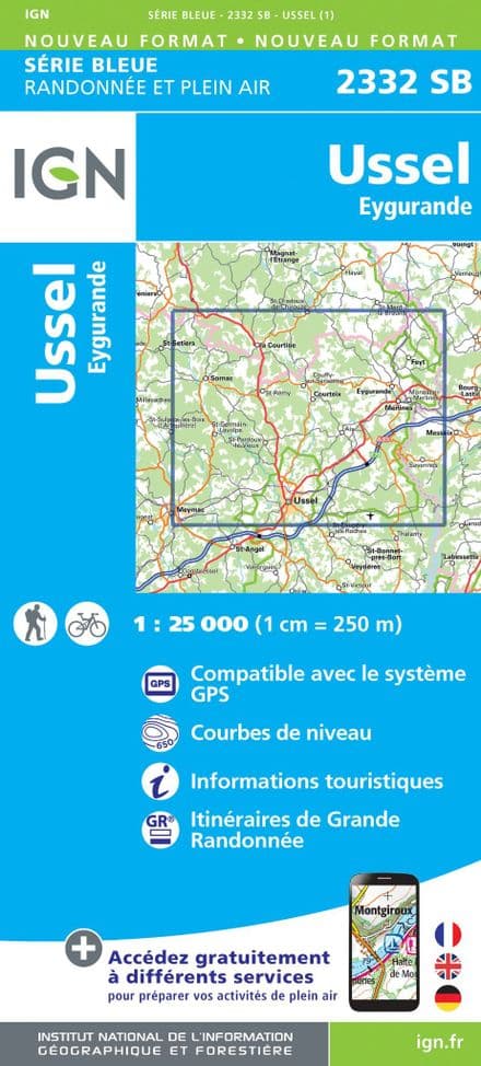IGN 2332 SB - Ussel / Eygurande