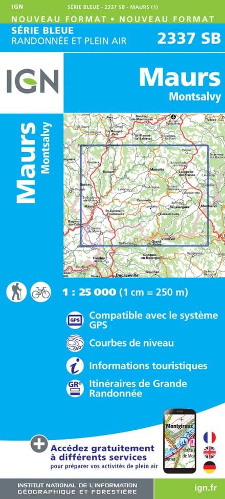 IGN 2337 SB - Maurs / Montsalvy