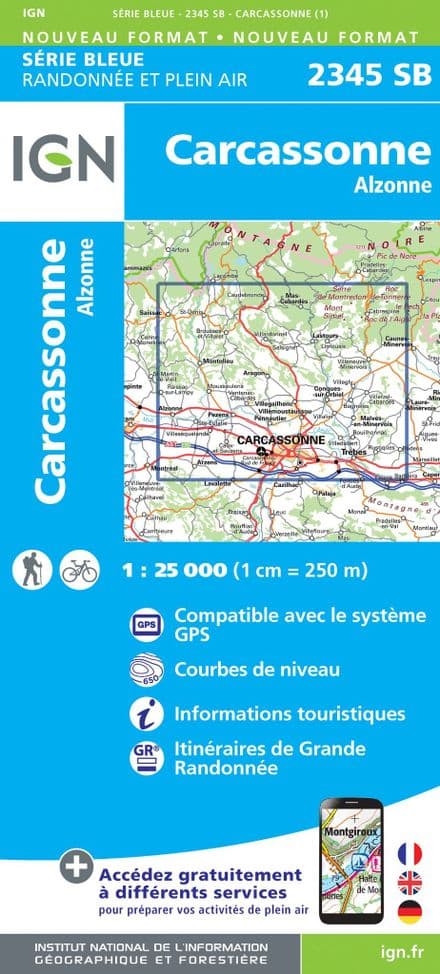 IGN 2345 SB - Carcassonne / Alzonne