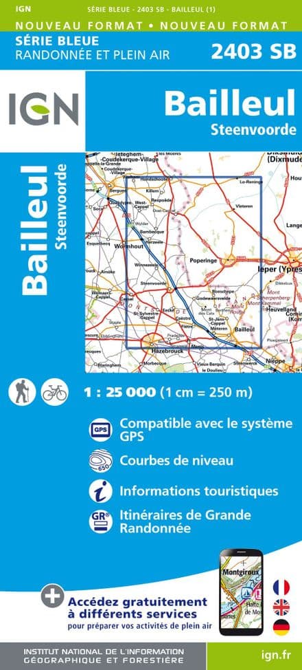 IGN 2403 SB - Bailleul / Steenvoorde