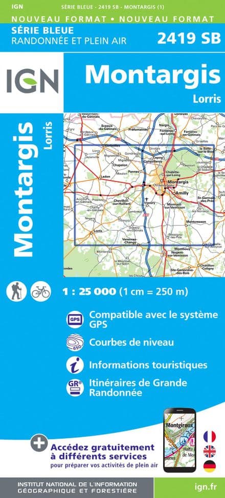 IGN 2419 SB - Montargis / Lorris