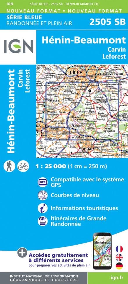 IGN 2505 SB - Hénin-Beaumont / Carvin / Leforest