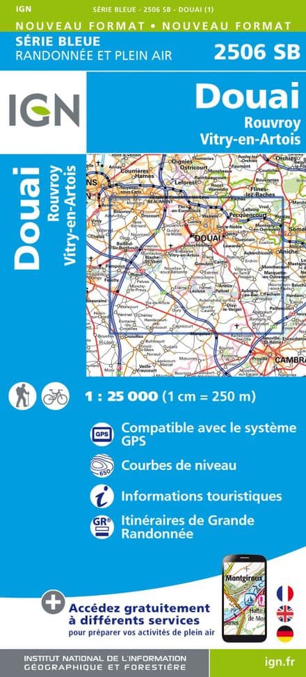 IGN 2506 SB - Douai / Rouvroy / Vitry-en-Artois