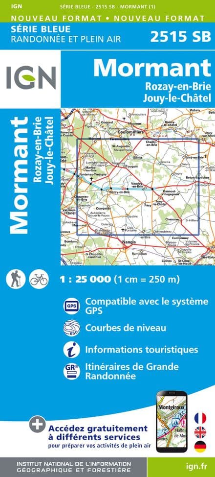 IGN 2515 SB - Mormant / Rozay-en-Brie / Jouy le Chatel