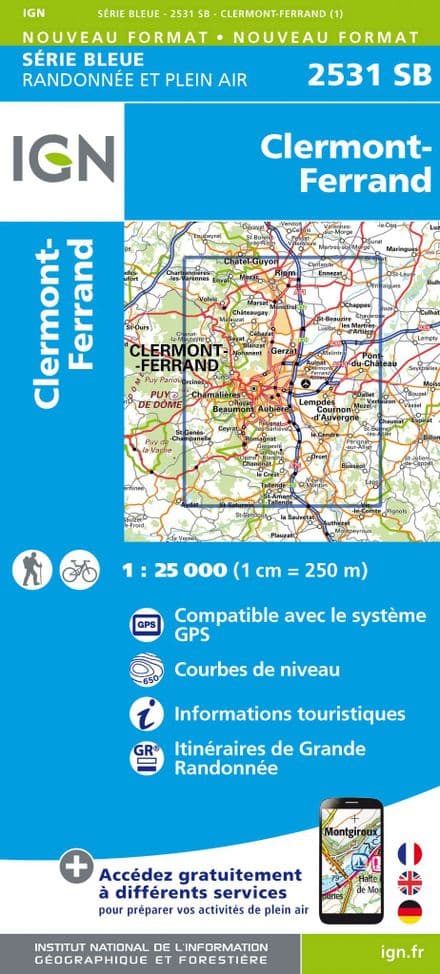 IGN 2531 SB - Clermont-Ferrand