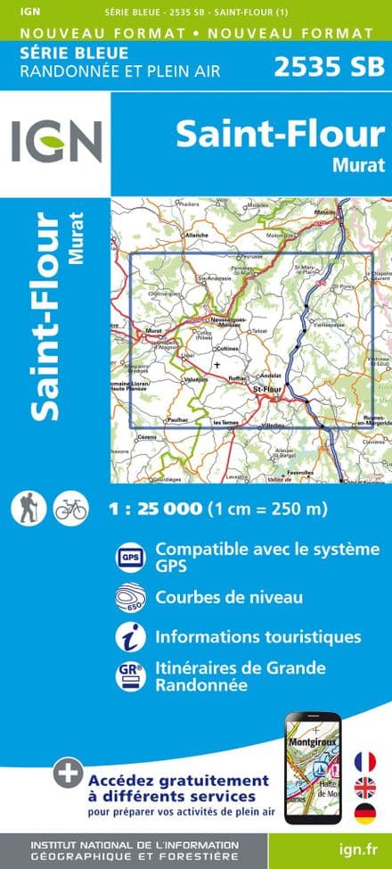 IGN 2535 SB - St-Flour / Murat
