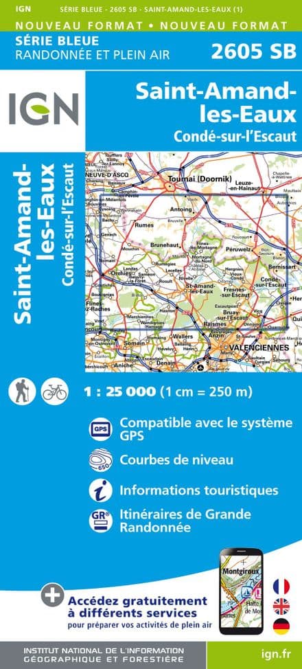 IGN 2605 SB - St-Amand-les-Eaux / Condé-sur-l'Escaut