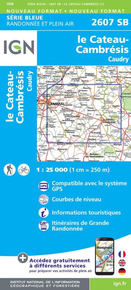 IGN 2607 SB - Cateau-Cambrésis / Caudry