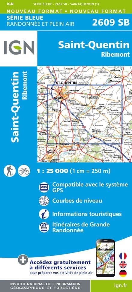 IGN 2609 SB - St-Quentin / Ribemont