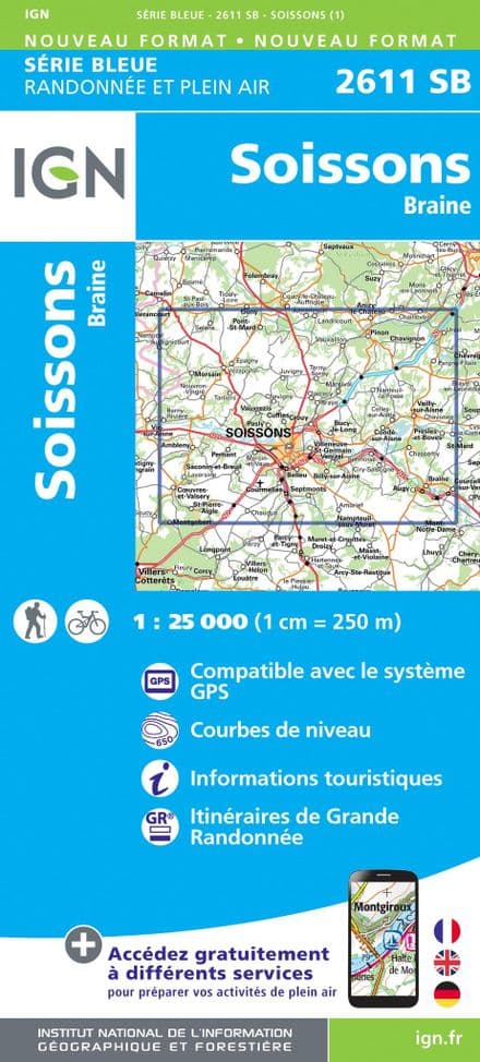 IGN 2611 SB - Soissons / Braine