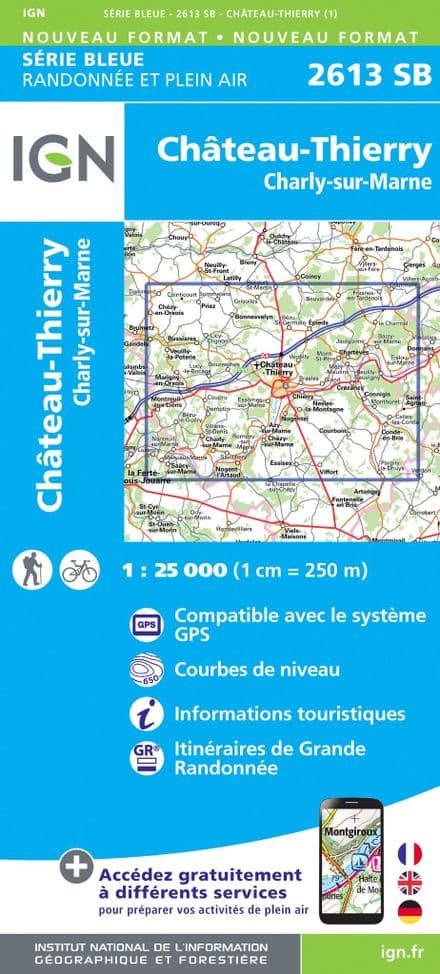 IGN 2613 SB - Château-Thierry / Charly-sur-Marne