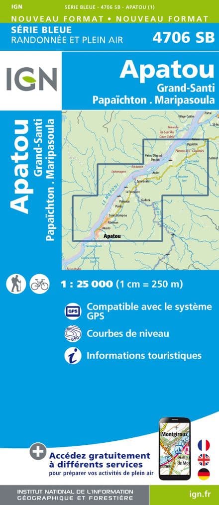 IGN 4706 SB - Crique Eau Blanche
