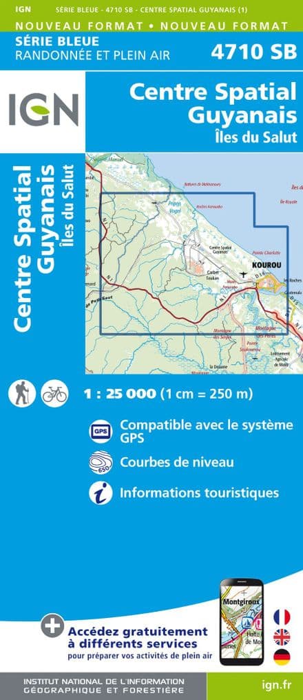 IGN 4710 SB - Centre Spatial Guyanais, Isle du Salut