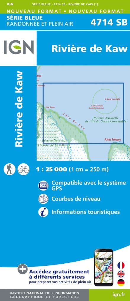 IGN 4714 SB - Riviere De Kaw