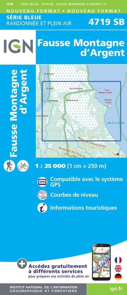 IGN 4719 SB - Fausse Montagne d'Argent